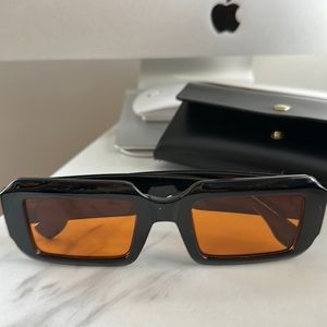 Orange tint sunglasses